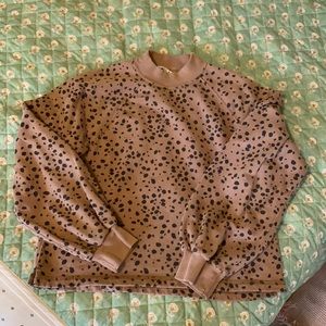 Abercrombie Animal Print Sweatshirtt